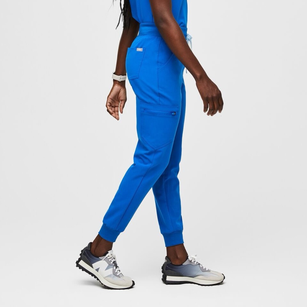 Figs high waisted medium Zamora joggers in Royal Blue gently used